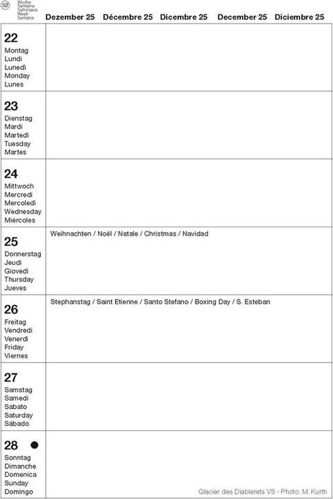Nutritional values and ingredients Swiss Foto-Almanach 2026 (A5, German, French, Italian, English)