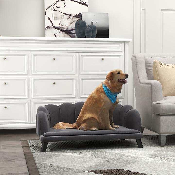 Produktbild PawHut Hundesofa mit Rückenlehne (Hund)