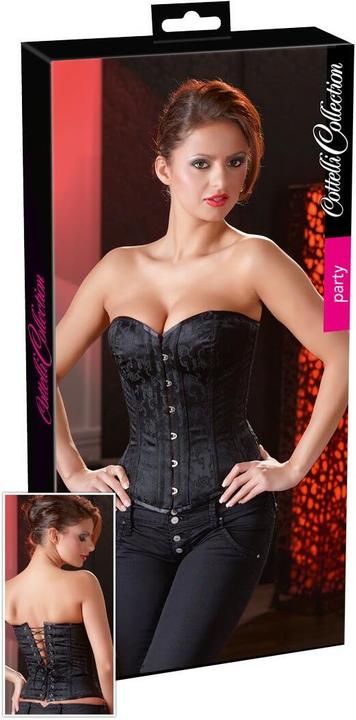 Image du produit Cottelli Collection Corsage à jarretelles noir (XXL)