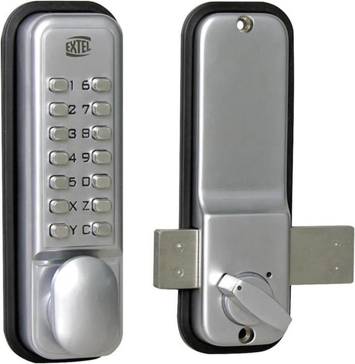 Extel Codeschloss Set (Elektronische Zahlenkombination)