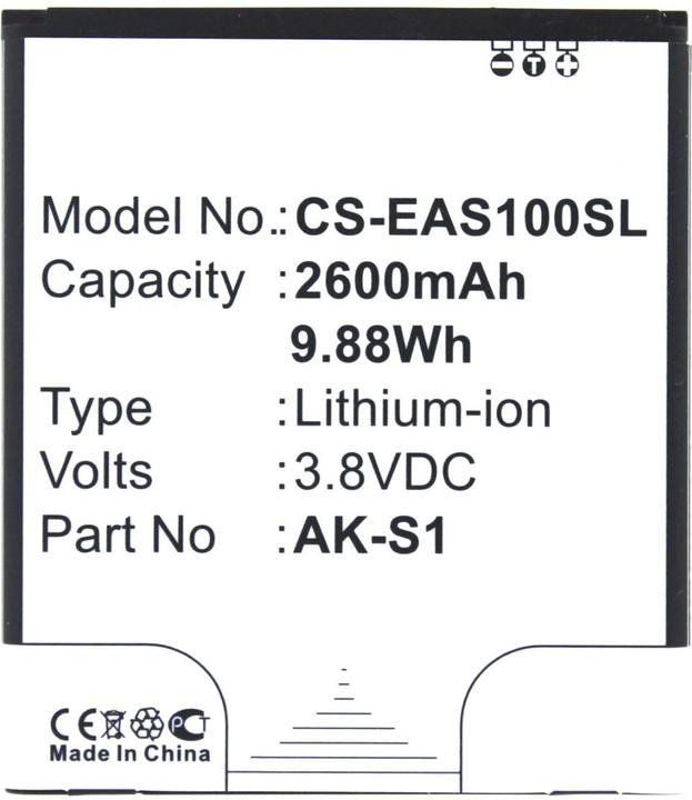 Image du produit AGI Batterie compatible avec Emporia AK-S1 - Batterie - 2.600 mAh