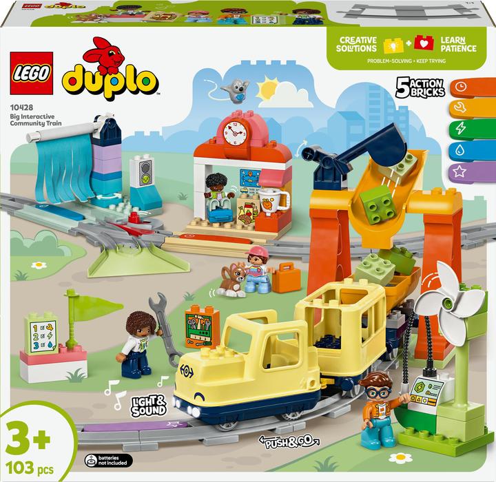 Produktbild LEGO Grosse interaktive Eisenbahn (10428)
