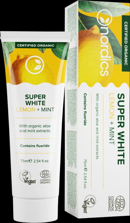 Produktbild Nordics Organic & Whitening Lemon + Mint (75 ml)