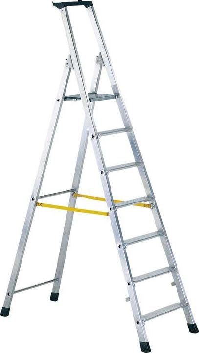 Produktbild Zarges Stufenleiter klappbar, einseitig begehbar (Stehleiter, 180 cm)