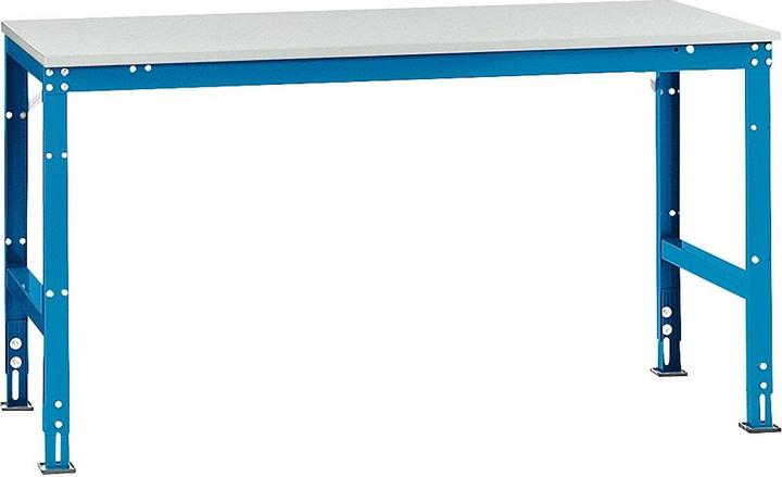 Manuflex AU4091.5012 Arbeits-Grundtisch UNIVERSAL Standard mit Melaminplatte BxTxH 1750 x
