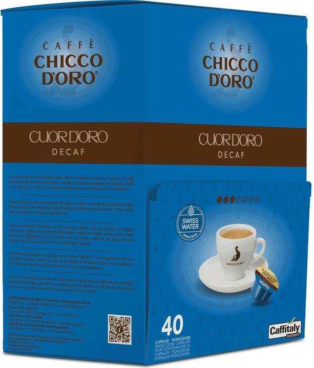 Produktbild Chicco D'oro Cuor d'Oro Decaf (40 x Port.)