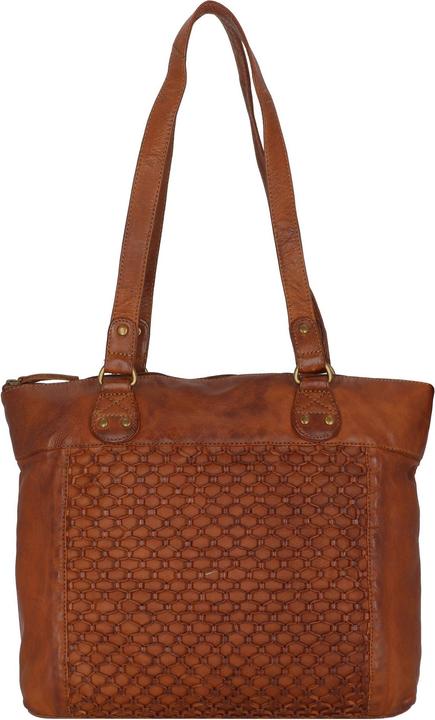 Greenland Nature Femi & Nine Schultertasche Leder 35 cm