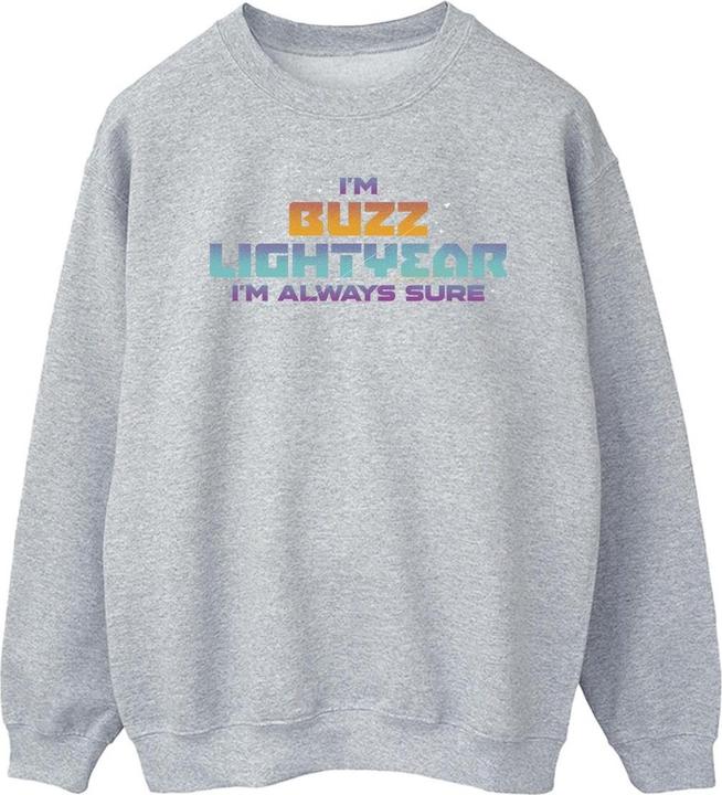 Disney Lightyear Always Sure Text Sweatshirt (XL)