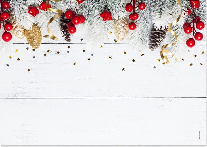 Produktbild Trendform Papiertischset White Christmas (48 Stk., 42 x 30 cm)