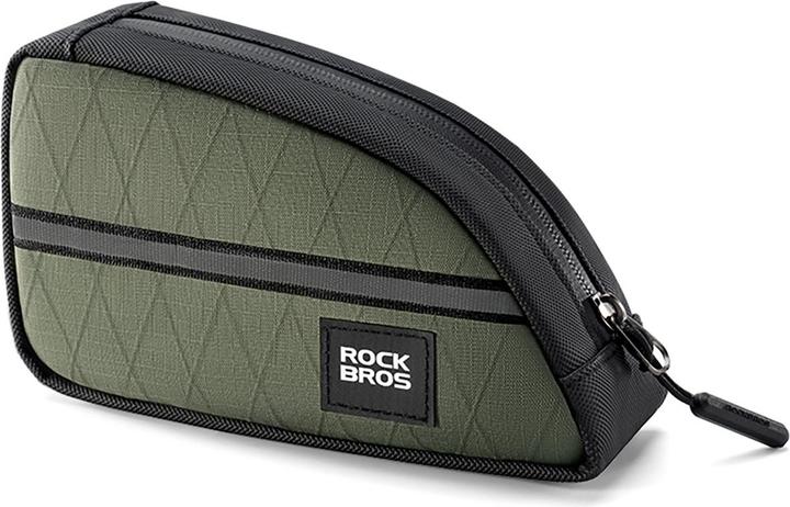 Actual product image Rockbros Triangle Bike Frame Bag 0.8l - Green (0.80 l, Frame bag)