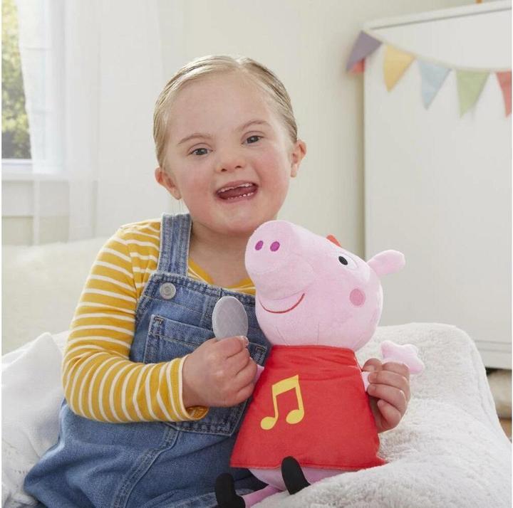 Productafbeelding Hasbro Pluche Knor met mij Peppa (28 cm)