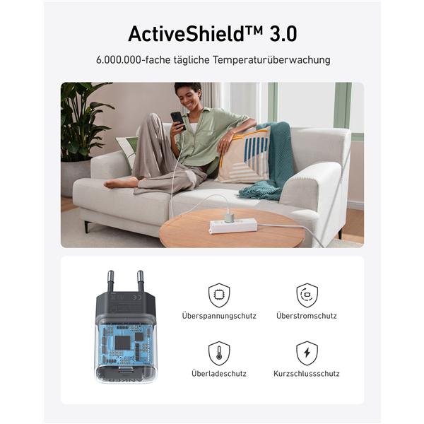Actual product image Anker 511 Nano 4 czarna (30 W)