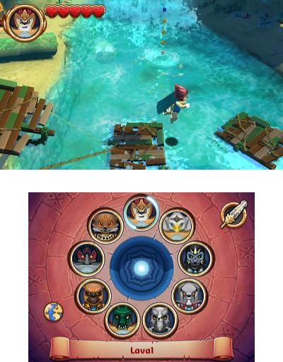 Actual product image WB Bros LEGO Legends of Chima: Laval's Journey, Nintendo 3DS Standard Französisch (3DS, FR)