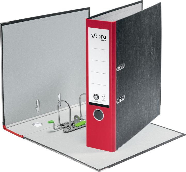 Produktbild von Hallers Ordner 8 cm, Rot (A4, 80 mm, 1 Stück)
