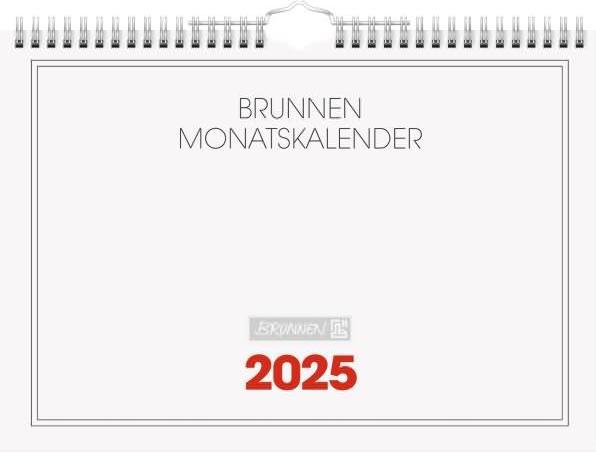 Productafbeelding Maandkalender model 701 A4 liggend 2025 (Duits)