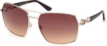 Actual product image Guess GU0015933F63 Navigator Sunglasses Ladies Full Rim Gold UV Protection
