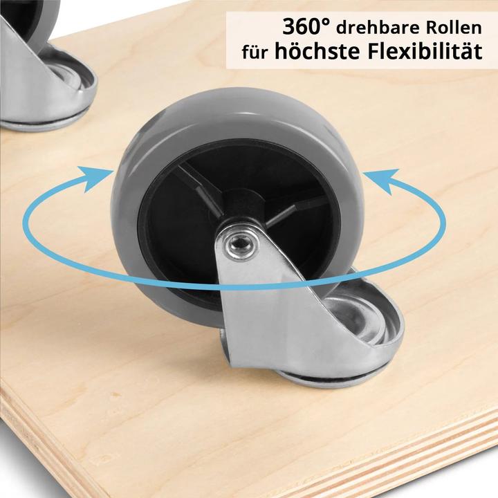Produktbild Stahlwerk Rollwagen TRS-250 ST mit Handgriff 250 kg Tragkraft Plattformwagen (250 kg)