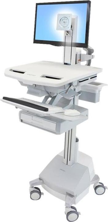Immagine prodotto Ergotron Carrello per display LCD/attrezzature PC - medico - alluminio, acciaio galvanizzato