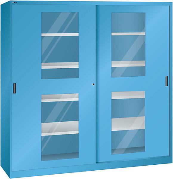 Produktbild Lista Schiebetürenschrank mit Sichtfenstertüren (200 cm, 195 cm)