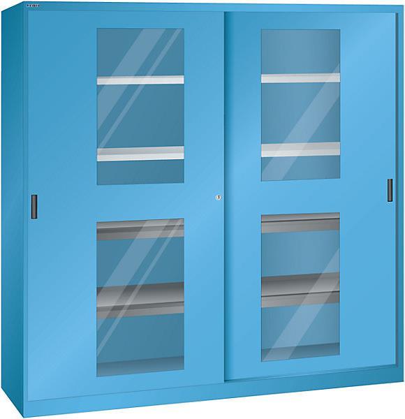 Produktbild Lista Schiebetürenschrank mit Sichtfenstertüren (200 cm, 195 cm)