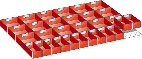 Actual product image Lista plastic insert box