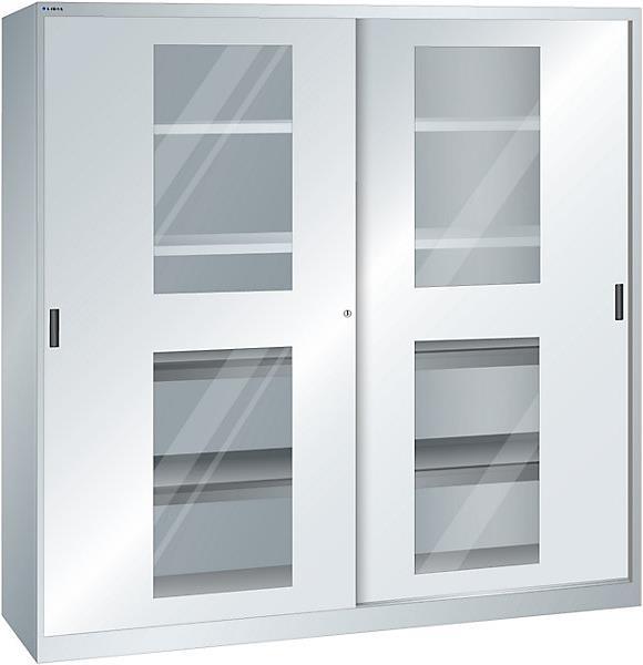 Produktbild Lista Schiebetürenschrank mit Sichtfenstertüren (200 cm, 195 cm)