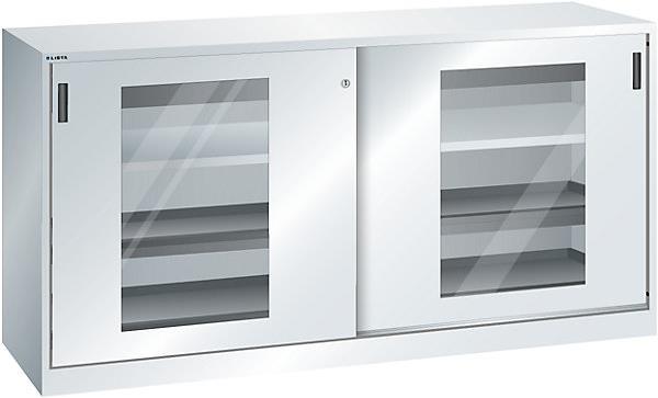Produktbild Lista Schiebetürenschrank mit Sichtfenstertüren (200 cm, 100 cm)