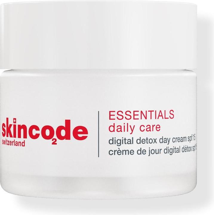 Skincode Essential Daily Care Digital Detox Day Cream SPF 15 + blue light protection (50 ml, Tagescreme, SPF 15)