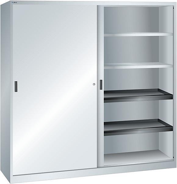 Produktbild Lista Schiebetürenschrank mit Vollblechtüren (200 cm, 195 cm)