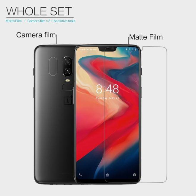 Actual product image Nillkin Matte Series Protective Film (1 Piece, OnePlus 6)
