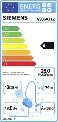 Energielabel Siemens Vs06a212