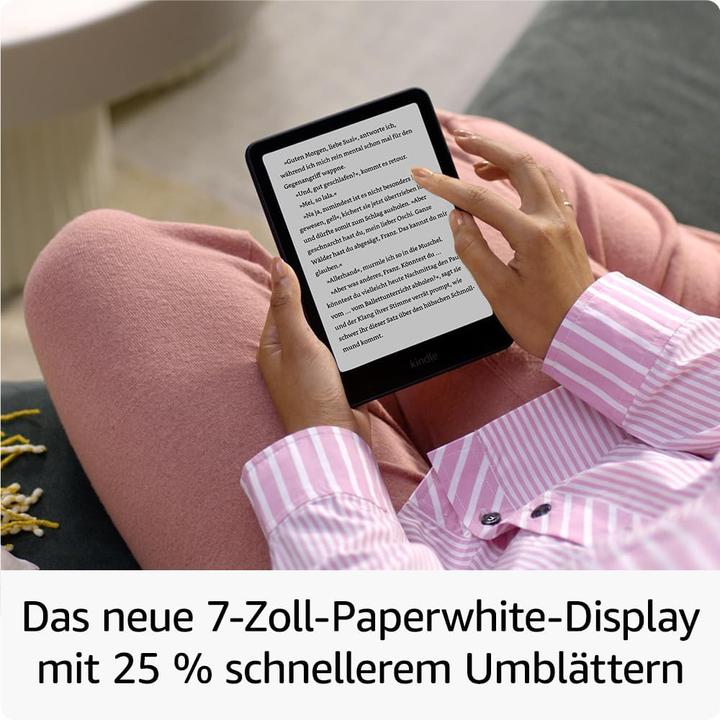 Image du produit Amazon Kindle Paperwhite Signature Edition 2024 (7", 32 Go, Vert jade métallisé)