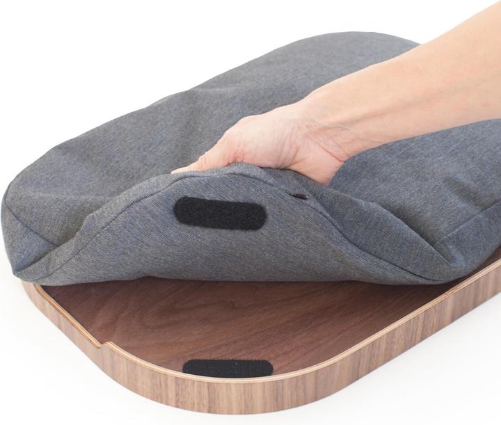 Actual product image Bosign large lap tray laptop cushion walnut