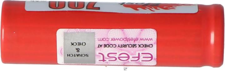 Actual product image Efest Akku IMR 14500 V1 - ungesicherter (1 pcs., 14500, 700 mAh)