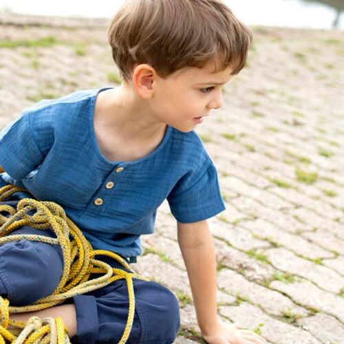 Immagine prodotto Enfant Terrible Shirt Musselin Jeansblue (104)