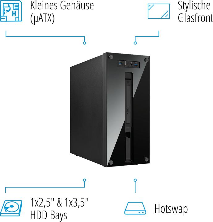 Produktbild Medion Akoya P67052 (Intel Core i5-9400, 16 GB, 256 GB, GeForce GTX 1060)