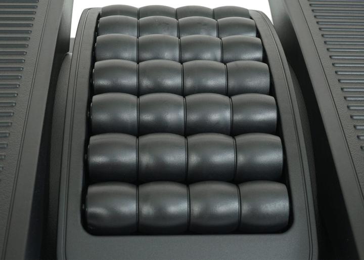 Actual product image Mendler Footrest HWC-M11, with massage rollers, tilt and height adjustable, plastic