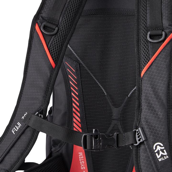 Actual product image Wilsa fuji 30l zwart/oranje (30 l)