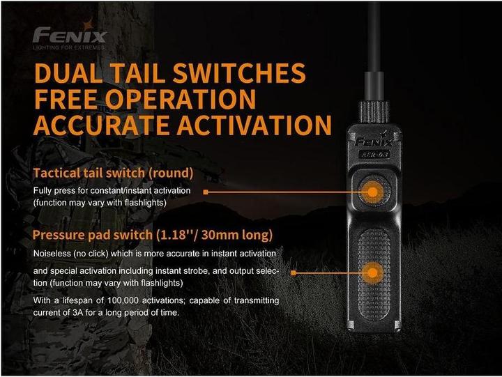 Actual product image Fenix AER-03 Remote pressure switch