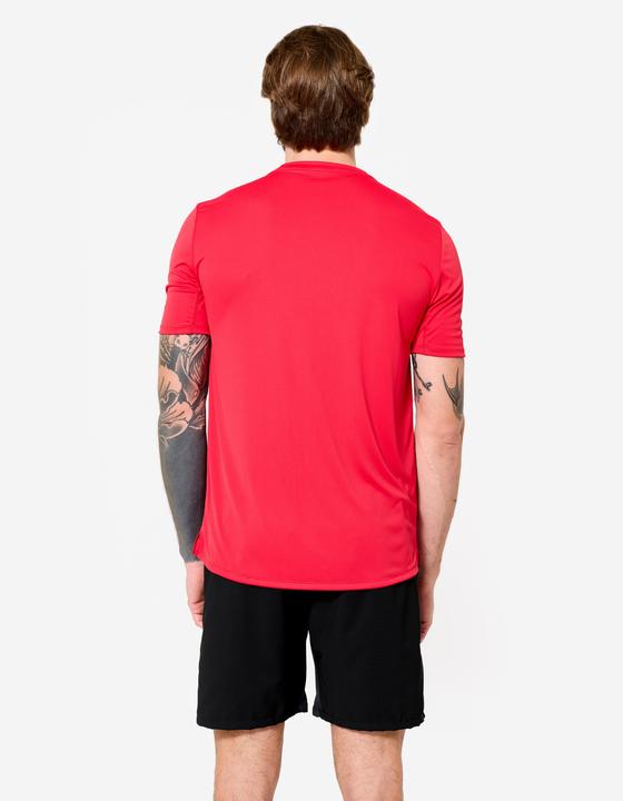 Actual product image Domyos T-Shirt Herren atmungsaktiv Rundhalsausschnitt - rot (3XL)