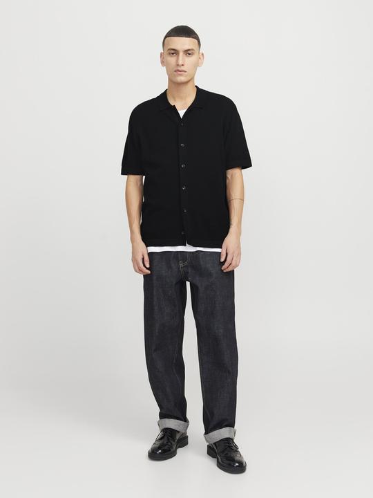 Actual product image Jack & Jones Jjeemil Knit Structure Shirt Ss Sn (L)