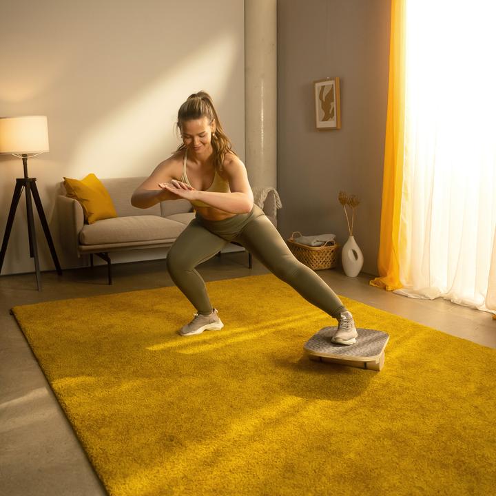 Image du produit Sportplus Balance Board en bois avec roulette