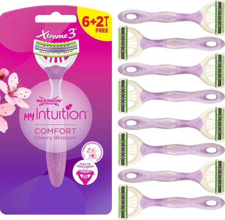 Actual product image Wilkinson my Intuition Comfort, razor, 6 + 2 pieces