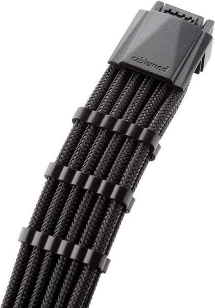 Actual product image CableMod C-Series Pro ModMesh 12VHPWR to 3x PCI-e cable for Corsair - 60cm, black