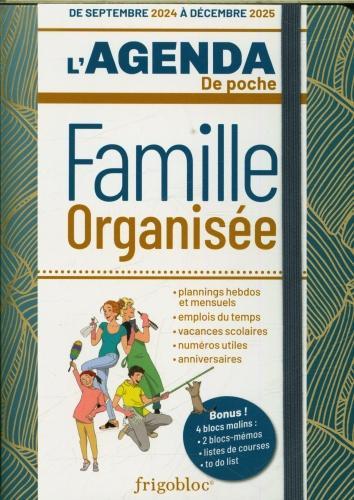 Image du produit Agenda de poche 2025 de la famille organisée (Couverture rigide, Français)