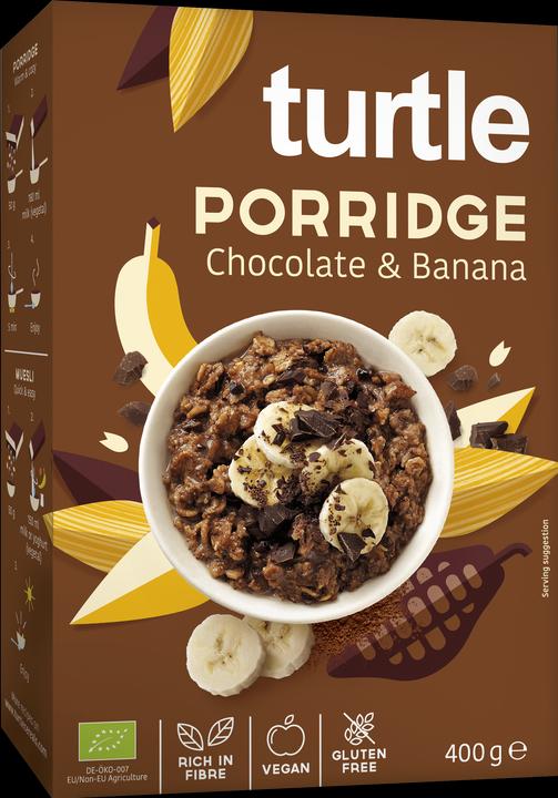 Produktbild Turtle Bio Porridge Schokolade & Banane (400 g)
