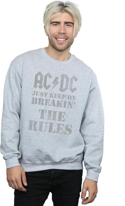 Produktbild AC/DC Just Keep On Breaking The Rules Sweatshirt aus Baumwolle (M)