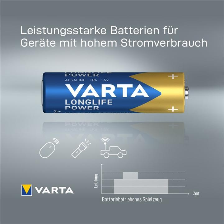 Produktbild Varta F4 (4 Stk., AA, 2970 mAh)