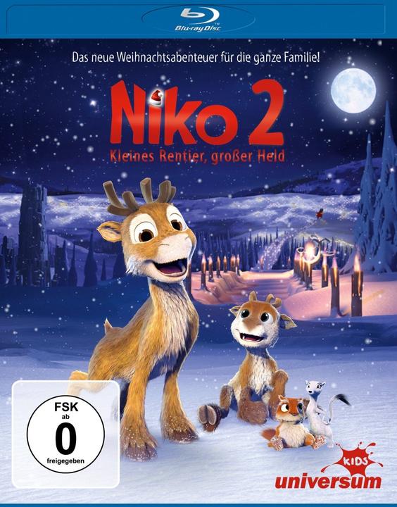 Produktbild Niko Kleines Rentier, grosser Held (Blu-ray, 2012, Englisch, Deutsch)