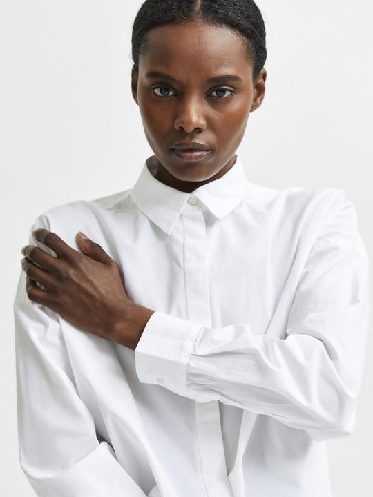 Immagine prodotto Selected Femme Camicia in cotone biologico con maniche overcut (36)
